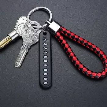 Автомобильные подарки, красивый анти-потерянный кулон, брелок для ключей, сделай сам, Новое поступление, аксессуары высокого качества, цифровой брелок с номером телефона, ручная работа 4
