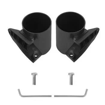 Автомобильные подстаканники для напитков из АБС-пластика, черные для Tesla Model 3 2017-2023 и Model Y 2021-2023