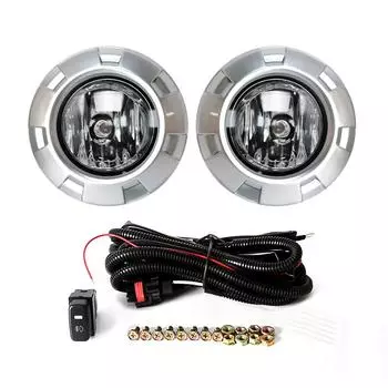 Автомобильные противотуманные фары для Mitsubishi Pajero 3 2007 2008 2009 2010 V73 V97 передний бампер хромированная покраска крышка