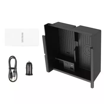 Автомобильные провода для зарядки Toyota 4Runner 2010-2024 Подлокотник Ящик для телефона Быстрое зарядное устройство Панель Станция iPhone CHINA