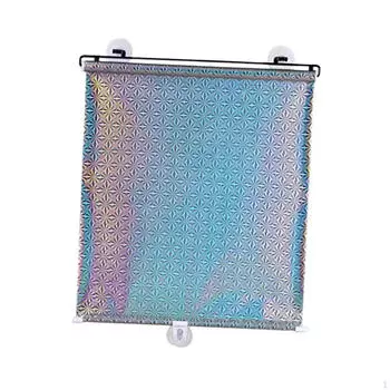 Автомобильные роликовые солнцезащитные козырьки, детские дорожные аксессуары, выдвижные универсальные защитные боковые окна 40cmx60cm серебряный