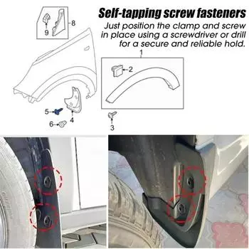 Автомобильные саморезы, крепежные элементы, автомобильные металлические U-образные распорки, комплект саморезов, аксессуары для модификации автомобиля и мотоцикла
