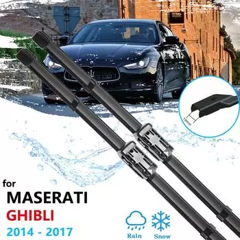 Автомобильные щетки стеклоочистителя для Maserati Ghibli 2014 2015 2016 2017 переднее стекло лобовое стекло автомобильные аксессуары щетки омывателя