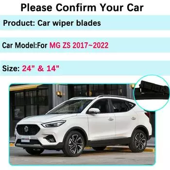 Автомобильные щетки стеклоочистителя для MG ZS EZS ZST ZS11 Astor VS MGZS 2017 ~ 2022, резиновые щетки переднего стекла, дворники, автомобильные товары