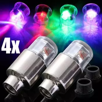 Автомобильные шины, электрические велосипедные колеса, декоративные цветные огни, автомобильные ветряные огни, двойной датчик клапана, шины, освещение 1pcs красный