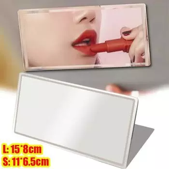 Автомобильные солнцезащитные козырьки из нержавеющей стали Зеркало для заднего подголовника автомобиля Инструмент для макияжа Портативное зеркало с защитой от падения Автомобильный солнцезащитный козырек Металлические зеркала для макияжа