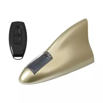 Автомобильные солнечные светодиодные противостолкновительные фары предупреждающие огни универсальные антенны плавник акулы аксессуары для украшения автомобиля моделирование