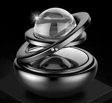 Автомобильные солнечные украшения для ароматерапии, автомобильные двойные кольца, подвесной шар, ароматерапия, парфюмерные украшения, креативные украшения 1