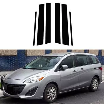Автомобильные стойки, обшивка двери, окна, наклейки, наклейка для Mazda 5 Premacy 2011 2012 2013 2014 2015 2016 2017 2018, автостайлинг