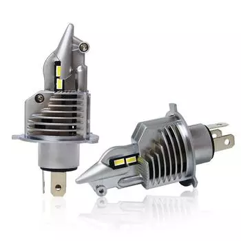 Автомобильные светодиодные фары H4, встроенные дальние и ближние фары, суперяркие фары H4, модификация фар