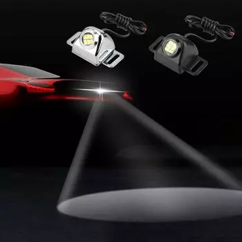 Автомобильные светодиодные фонари Eagle Eye DC 12 В 1 шт. 6500 К, мини-вспомогательные фонари заднего хода, система подсветки камеры заднего вида высокой мощности красный