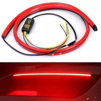 Автомобильные светодиодные ленты 35/39 дюймов, универсальный гибкий стоп-сигнал, светодиодный стоп-сигнал, дневные ходовые огни, универсальный 90-S