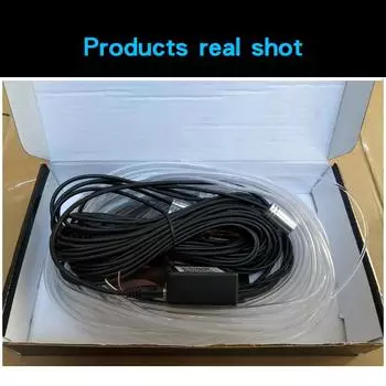 Автомобильные светодиодные ленты RGB Atmosphere 4/5/6 в 1, неоновый свет для салона, музыкальное приложение и пульт дистанционного управления, 8 м волоконно-оптические лампы для освещения