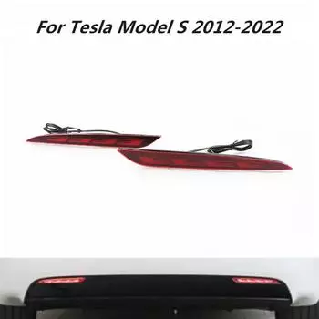 Автомобильные светодиодные задние фонари для Tesla Model S 2012 2014 2015 2016 2017 2018 2019 2020 2024 поворотник отражатель бампер лампа тормоза светодиод