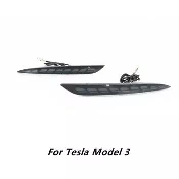 Автомобильные светодиодные задние фонари для Tesla Model S, отражатель поворотника, бампер, модель 3, светодиодные стоп-сигналы, модель Y, аксессуары для задних фонарей