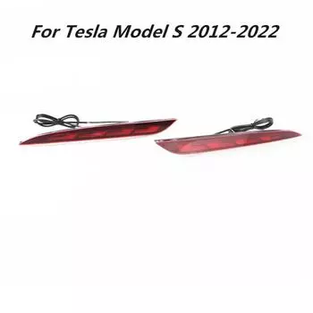 Автомобильные светодиодные задние фонари для Tesla Model S 2012 2014 2015 2016 2017 2018 2019 2020 2024 поворотник отражатель бампер лампа тормоза светодиод