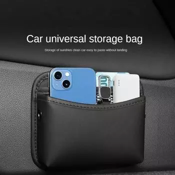 Автомобильные универсальные сумки для покупок, клейкая автомобильная основная и штурманская приборная панель, многофункциональная сумка для хранения продуктов чёрный