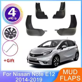 Автомобильные закрылки 4x для Nissan Note E12 2014 ~ Брызговики передние и задние брызговики Fender Автоаксессуары Новое обновление брызговик