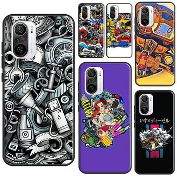 Автомобильные запасные части чехол для двигателя автомобиля для Xiaomi Mi 11T 12 Pro 12X Mi 11 Lite Ultra чехол для POCO X3 Pro X4 GT M3 M4 F3 Mi 9T (9T Pro)