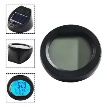 Автомобильные запчасти для грузовиков Автомобильные часы 12 24-часовой формат встроенный аккумулятор цифровой ЖК-дисплей простая установка светодиодная подсветка дизайн CHINA