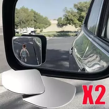 Автомобильные зеркала для слепых зон, вращающиеся на 360 градусов, безрамные, вспомогательные зеркала заднего вида, автомобильные, мотоциклетные, широкоугольные, инструменты для помощи при движении задним ходом