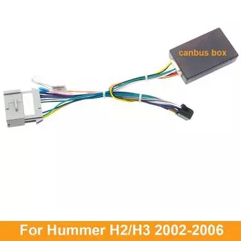 Автомобильный 16-контактный адаптер жгута проводов питания с Canbus для Hummer H2/H3 (02-06)