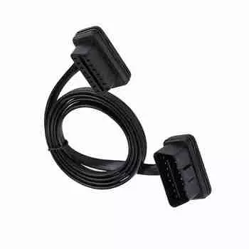 Автомобильный 16-контактный разъем OBD2 с разъемом «папа-мама», удлинительный кабель для диагностики, длина 100 см и 39 дюймов 100CM