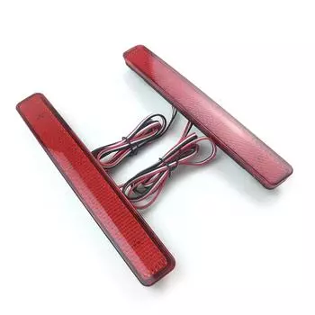 Автомобильный 24 светодиода для Volkswagen VW T5 Transporter/Caravelle/Multivan 2003-2011 Multivan, красный отражатель заднего бампера, светодиодный задний стоп-сигнал красный