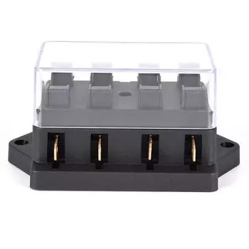 Автомобильный 4-канальный стандартный блок предохранителей Ato Blade, держатель 12 В/24 В + 4-канальный предохранитель