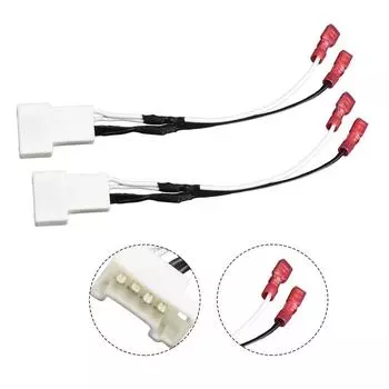 Автомобильный 4-контактный жгут проводов для переднего динамика приборной панели, адаптер кабеля для Toyota Tacoma Subaru