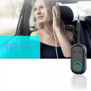 Автомобильный адаптер для приемника, беспроводной адаптер 2-в-1 для автомобильного ноутбука, поддерживает 2 устройства, автоматически подключаемый радиоадаптер United States