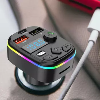 Автомобильный адаптер с микрофоном V5.3 MP3-плеер для грузовиков и внедорожников Style A