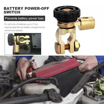 Автомобильный аккумулятор Клеммный соединительный переключатель Быстроразъемный выключатель Разъединитель Детали для грузовиков Разъединитель аккумулятора Автомобильные аксессуары красный