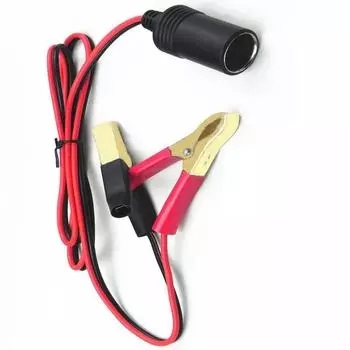Автомобильный аккумулятор, зажим для прикуривателя, адаптер питания 12 В для кемпинга, Рождество, адаптер питания, разветвитель, автомобильный Стайлинг красный