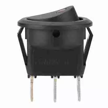 Автомобильный электрический круглый переключатель OnOff Spst 12 В для автомобиля Van Dash Boat Light A