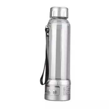 Автомобильный электрический водонагреватель большой емкости 280 мл, прозрачный, для заваривания чая, многофункциональный (Серебряный)