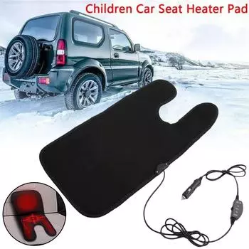 Автомобильный электрогрелка, чехол для сиденья автомобиля, универсальный детский подогрев, теплая подушка, универсальная автомобильная подушка Y0V7 Black-One size