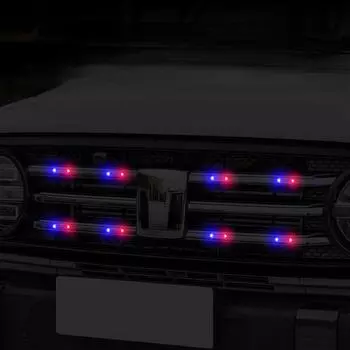 Автомобильный анти-задний стробоскоп на солнечной батарее, бесплатная проводка, сильный свет, предупреждение, задний стоп-сигнал, модификация, поставки 1.6cm5.3cm0.8cm жёлтый