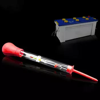 Автомобильный ареометр 1,100-1,300, легко читаемый измерительный инструмент, электролит всасывающего типа