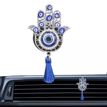 Автомобильный ароматизатор для вентиляционного отверстия, освежитель воздуха Devil s Eye, автомобильный ароматизатор для вентиляционного отверстия, таинственные и модные аксессуары для декора интерьера серебряный