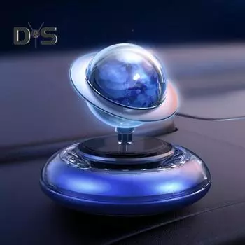 Автомобильный ароматизатор, подвесной устранитель запаха, прочный вращающийся солнечный диффузор для ароматерапии для автомобиля синий