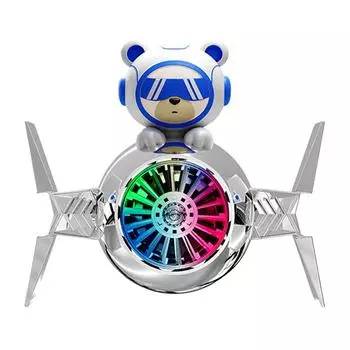 Автомобильный ароматизатор Пропеллер Медведь Автомобильные ароматерапевтические украшения Аксессуары Дизайн Медведя Автомобильный ароматизатор Ароматические ломтики для