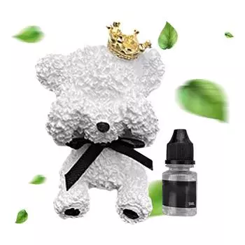 Автомобильный ароматизатор с изображением медведя Автомобильный мультяшный медведь Духи Белый орнамент на вентиляционное отверстие Держатели для автомобильных ароматизаторов Автомобильные духи