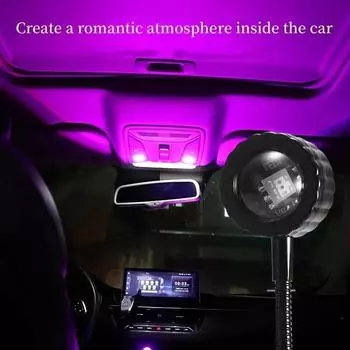 Автомобильный атмосферный свет Автомобильный волшебный шар звездный свет USB автомобильные принадлежности уличный атмосферный свет