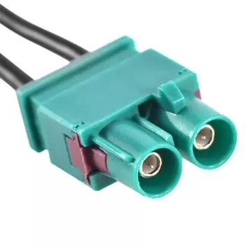 Автомобильный аудиокабель-адаптер, антенна, двойная розетка, радио Fakra, стандартный адаптер для мотоцикла