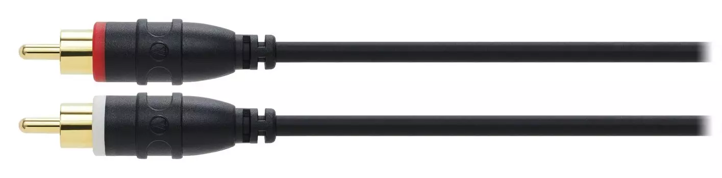 Автомобильный аудиокабель Audio Technica RCA OFC термостойкий позолоченный штекер AT-BC64/5.0 5,0 м