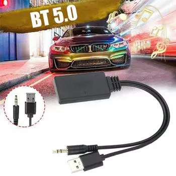 Автомобильный аудиокабель AUX 3,5 мм Bluetooth, беспроводной прием звука Bluetooth, высококачественный приемник звука Bluetooth
