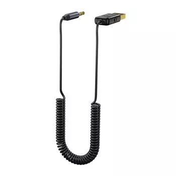 Автомобильный AUX-адаптер 2-в-1, совместимый с Bluetooth V5.0, аудиоприемник с разъемом 3,5 мм, прямой прием, передатчик для наушников