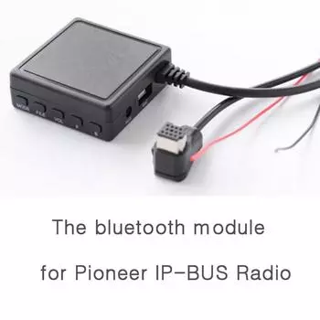 Автомобильный AUX Bluetooth 5.0 USB-адаптер Беспроводной аудиокабель для радио Pioneer IP-BUS