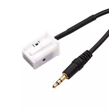 Автомобильный Aux-кабель 3,5 мм, MP3-аудиоадаптер для Peugeot 307 308 408 407 507 Sega Triumph Citroen C5 C2 RD4 чёрный